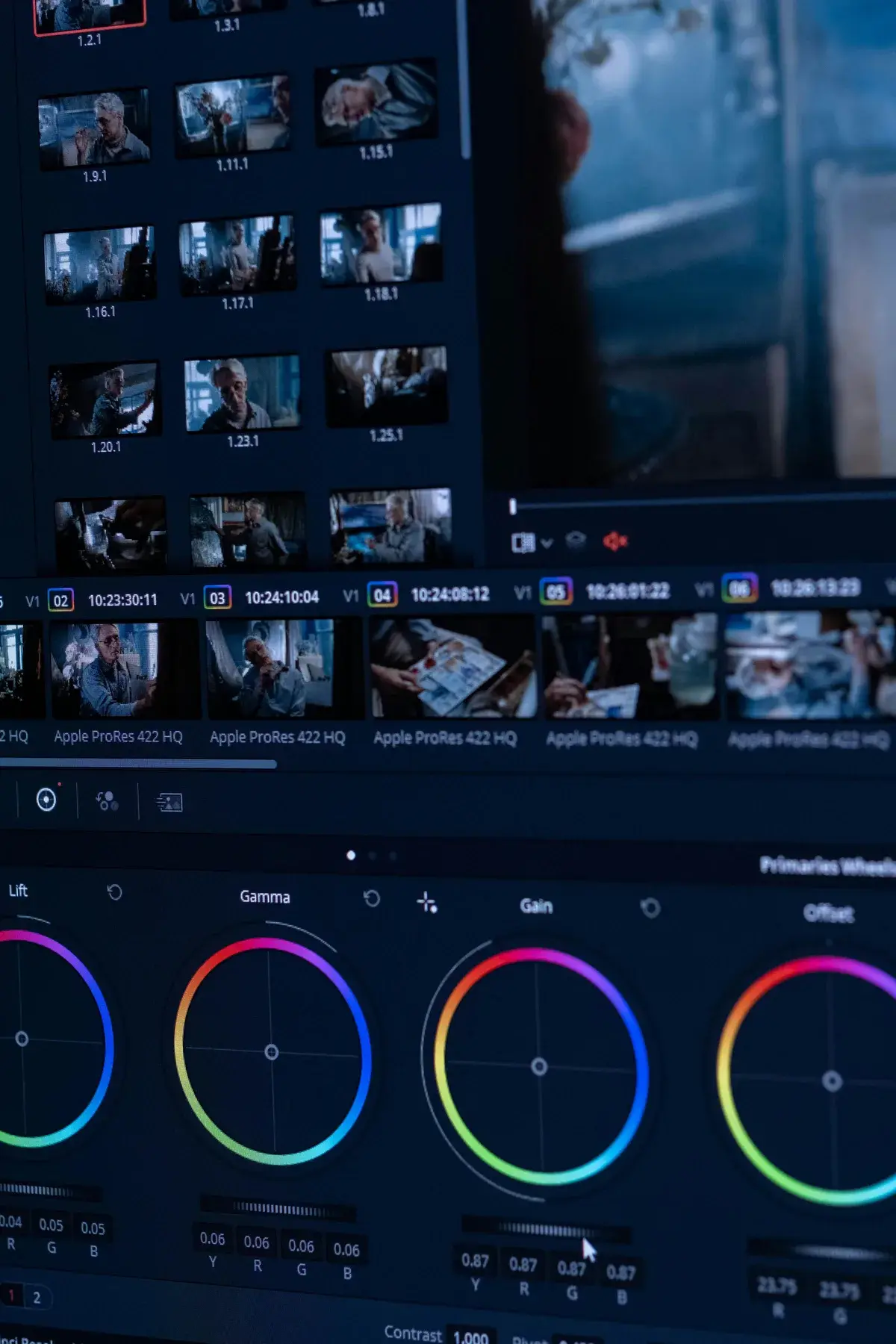 Filmschnitt & Color Grading